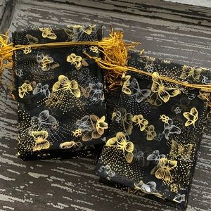 Sheer Organza Drawstring Bags